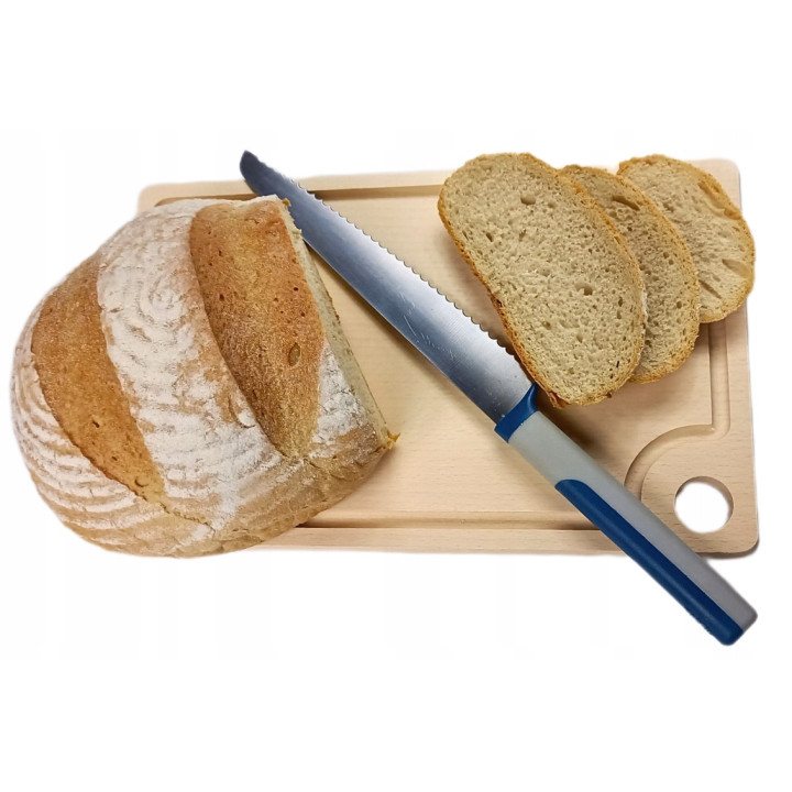 DESKI DO KROJENIA DREWNIANE PROSTOKĄTNE Z ROWKIEM ZESTAW 4 SZT.