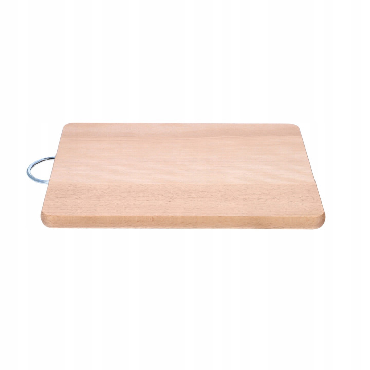 Mwood Deska Drewniana z Uchwytem Metalowym Średnia 30x20 Cm Do Krojenia