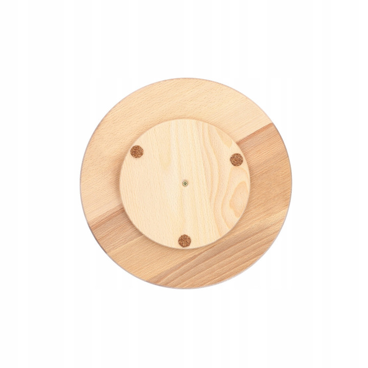 Mwood Deska Obrotowa 4 Komory 33,5 Cm Do Serwowania Serów Przekąsek Solidna