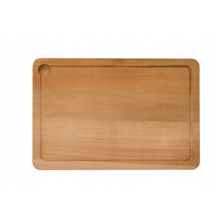 Deska do krojenia 45x30 solidna bukowa z rowkami polska produkcja