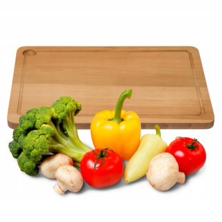 Deska do krojenia 45x30 solidna bukowa polska produkcja z rowkami