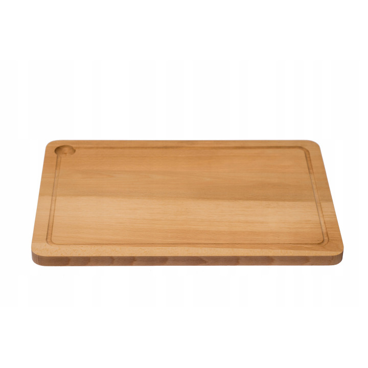 Deska do krojenia 45x30 solidna bukowa polska produkcja z rowkami